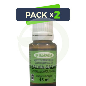 Pack 2x Aceite Esencial De Salvia Eco 15Ml Integralia