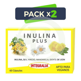 Pack 2x Inulina Plus 60 Cápsulas Integralia