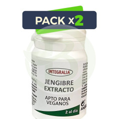 Pack 2x Extracto De Jengibre 60 Cápsulas Integralia