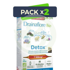 Pack 2x Drainaflore Bio 20 Fiale Superdiet