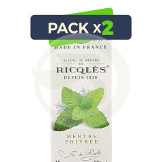 Pack 2x Ricqlès Alcool di Menta 50Ml Superdiet