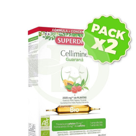 Pack 2x Cellimine Quema Grasas Bio 20 Ampollas Superdiet