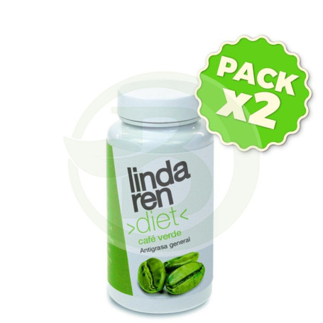 Pack 2x Café Verde 60 Cápsulas Lindaren Diet