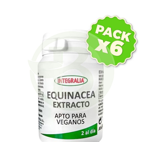 Pack 6x Extracto De Equinácea 60 Cápsulas Integralia