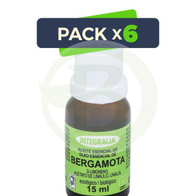 Pack 6x Aceite Esencial De Bergamota Eco 15Ml Integralia