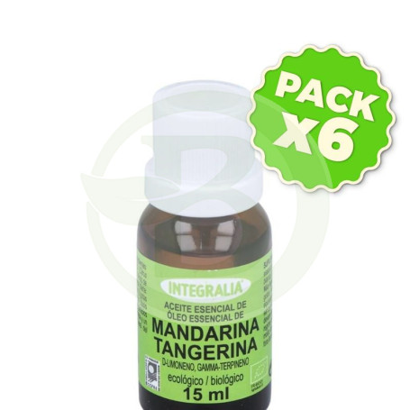 Pack 6x Aceite Esencial De Mandarina Eco 15Ml Integralia
