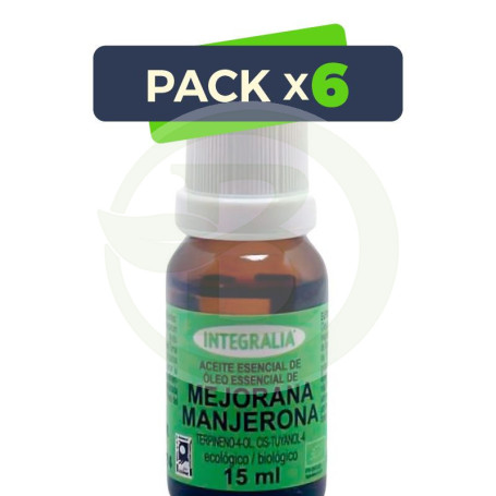 Pack 6x Aceite Esencial De Mejorana Eco 15Ml Integralia