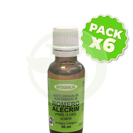 Pack 6x Aceite Esencial De Romero Eco 30Ml Integralia