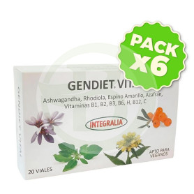 Pack 6x Gendiet Vital 20 Viales Integralia