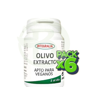 Pack 6x Extracto De Olivo 60 Cápsulas Integralia