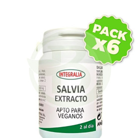Pack 6x Extracto De Salvia 60 Cápsulas Integralia
