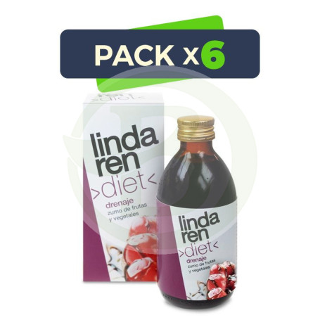 Pack 6x Drenaje 250Ml. Lindaren Diet