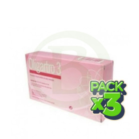 Pack 3x Oligartro 3 (Zn-Cu) 20 Ampollas Artesanía Agrícola