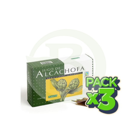 Pack 3x Alcachofa 20 Viales Plantis