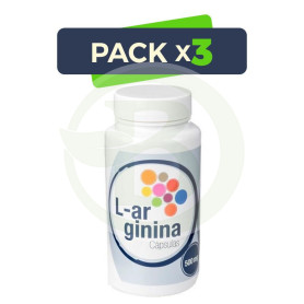 Pack 3x Arginina 60 Cápsulas Artesania Agricola