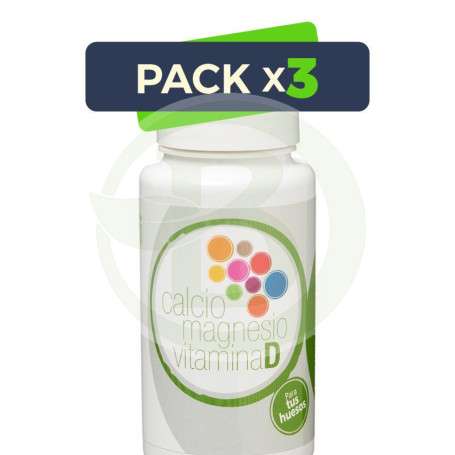 Pack 3x Calcio, Magnesio y Vitamina D 60 Comprimidos Artesanía Agrícola