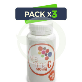 Pack 3x Vitamina C 60 Cápsulas Artesanía Agrícola