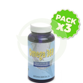 Pack 3x Omega 3-6-9 330 Cápsulas Artesanía Agrícola