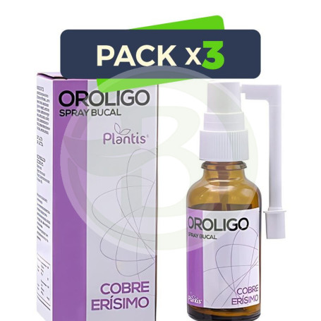 Pack 3x Oroligo Spray 30Ml. Plantis