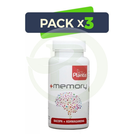 Pack 3x Memory 45 Cápsulas Plantis