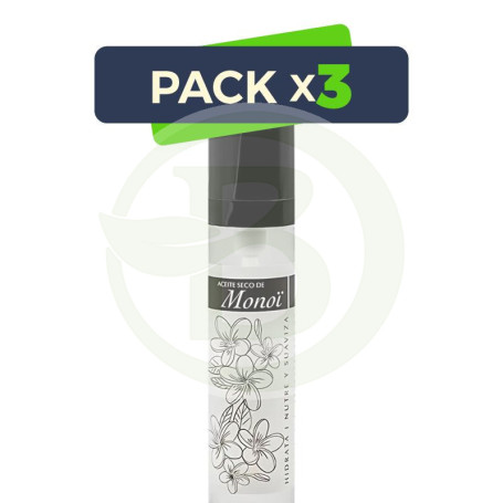 Pack 3x Aceite Seco De Monoï 100Ml Plantis