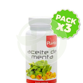 Pack 3x Aceite De Menta 60 Perlas Plantis