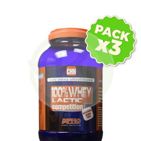 Pack 3x Whey 100% Lactic Competition Leche Merengada 2Kg. Megaplus