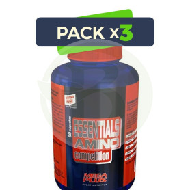 Pack 3x Essentials Aminos Competition 90 Cápsulas Megaplus