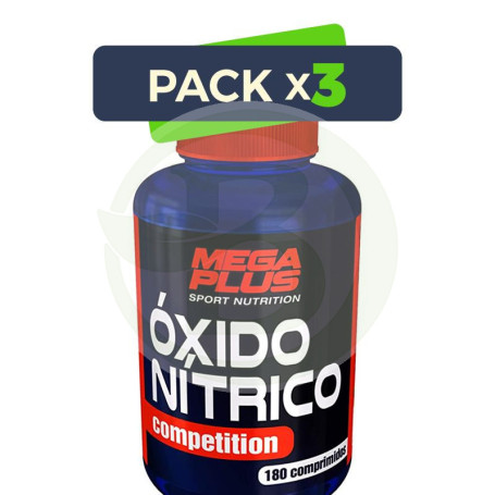 Pack 3x Oxid Nitric Competition Megaplus 180 Comprimidos Megaplus