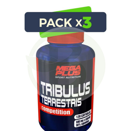 Pack 3x Tribulus Competition 120 Cápsulas Megaplus