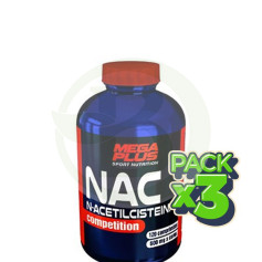 Pack 3x Nac N-Acetilcisteina Competition 120 Compresse Megaplus