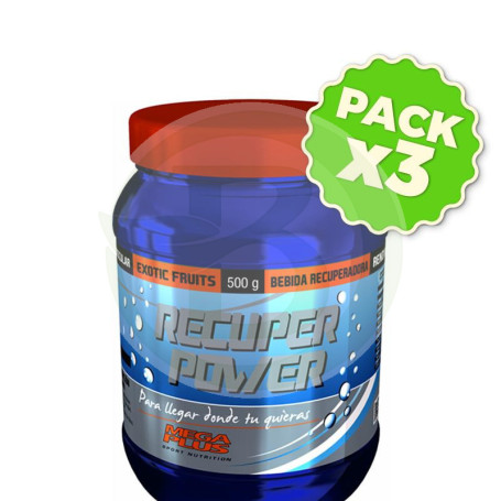 Pack 3x Recuper Power 500Gr. Megaplus