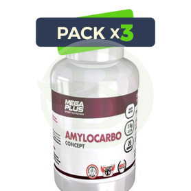 Pack 3x Amylocarbo Concept Neutro 3Kg. Megaplus