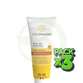 Pack 3x Pasta Dental Encías Sensibles 75Ml Cicamanuka