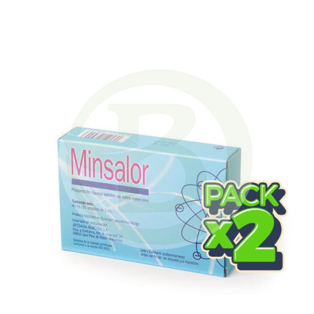 Pack 2x Minsalor 20 Ampollas Artesanía Agrícola
