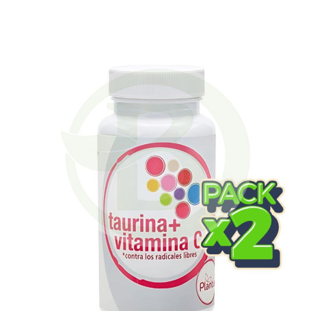 Pack 2x Taurina + Vitamina C 60 Cápsulas Plantis