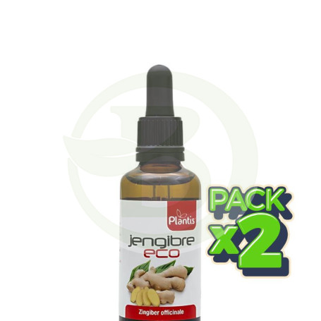 Pack 2x Extracto De Jengibre Eco 50Ml Plantis