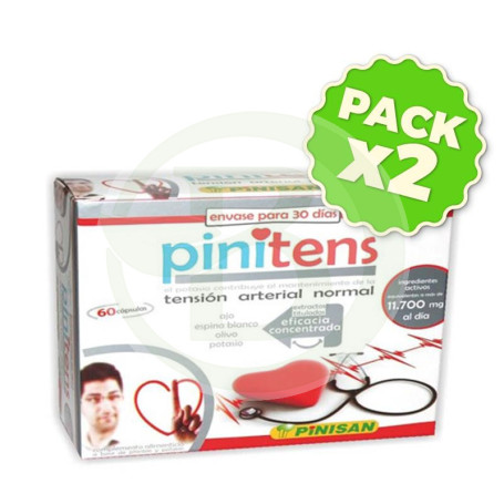 Pack 2x Pinitens 60 Cápsulas Pinisan