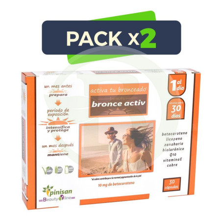 Pack 2x Bronce Activ 30 Cápsulas Pinisan
