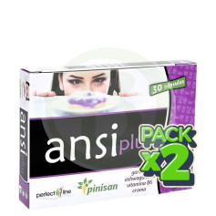 Pack 2x Ansi Plus 30 Capsulas Pinisan