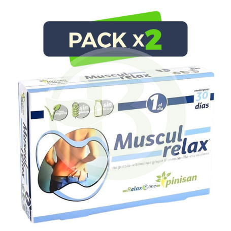 Pack 2x Muscul Relax 30 Capsulas Pinisan