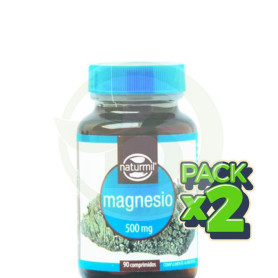 Pack 2x Magnesio 500Mg. 90 Comprimidos Naturmil