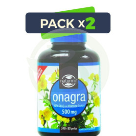 Pack 2x Onagra 500Mg. 340+80 Perlas Naturmil