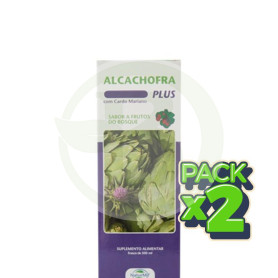Pack 2x Alcachofa Plus Con Cardo Mariano 500Ml. Naturmil