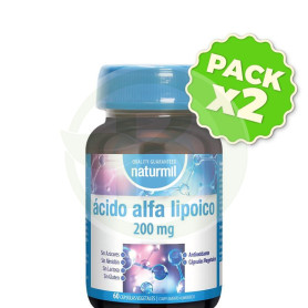 Pack 2x Acido Alfa Lipoico 200Mg 60 Comprimidos Naturmil
