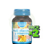 Pack 2x Multivitaminas & Minerales 60 Perlas Naturmil