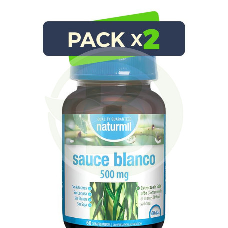 Pack 2x Sauce Blanco 500Mg 60 Comprimidos Naturmil