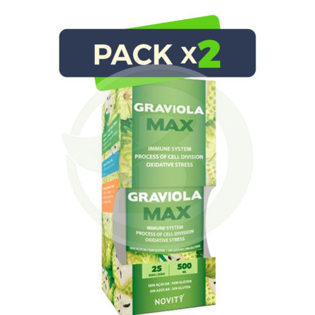 Pack 2x Graviola Max 500Ml. Novity