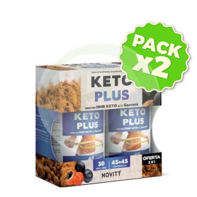 Pack 2x Keto Plus 45+45 Comprimidos Novity
