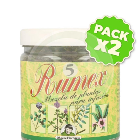 Pack 2x Rumex 5 Depurativo 80G Maese Herbario